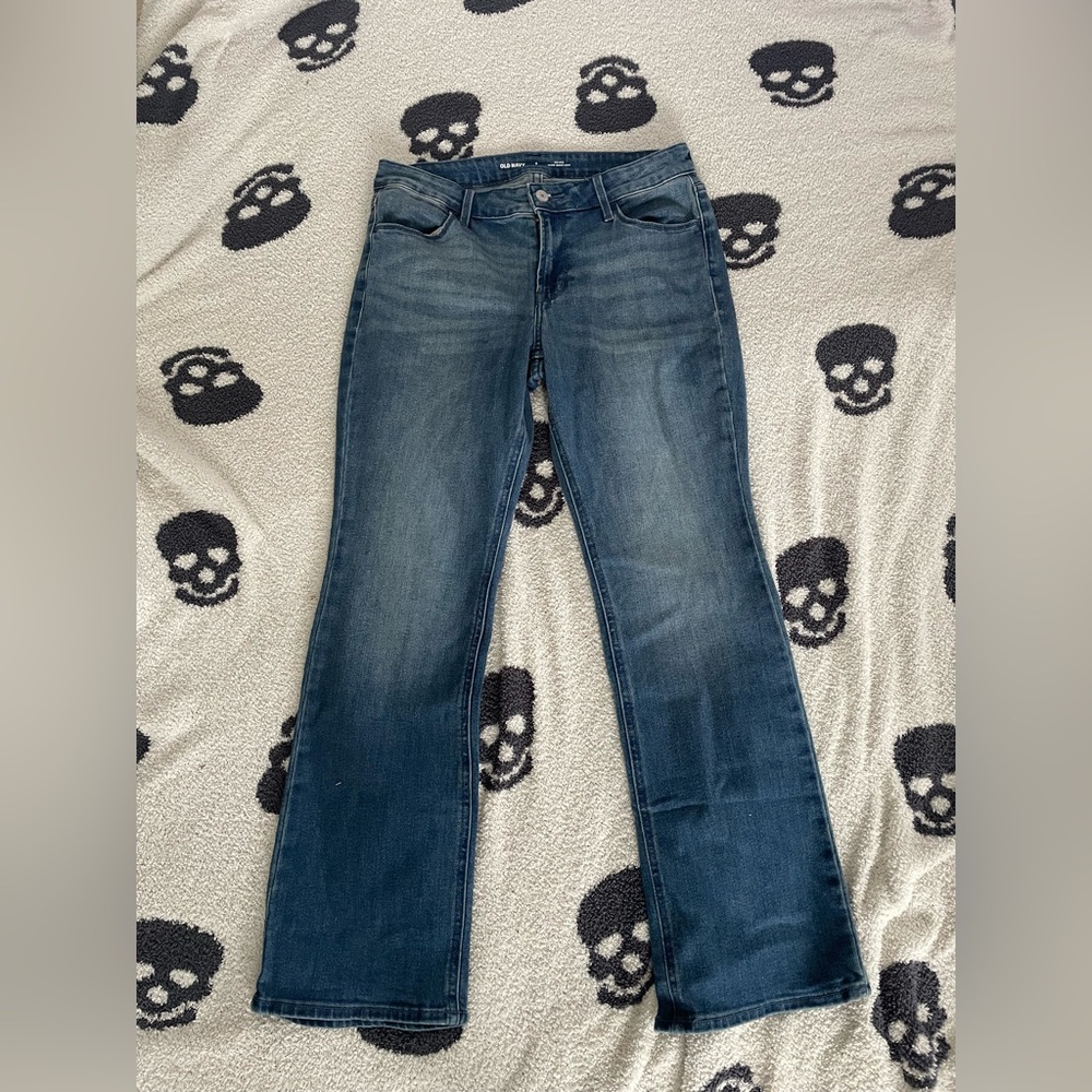 Old Navy Women's Dark Blue mid rise boot cut